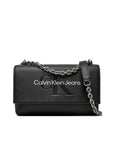 Calvin Klein Jeans Convertible Shoulder Bag Black - Princess Attitude