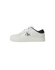 Calvin Klein Jeans Leather Trainer Sneakers White - Princess Attitude