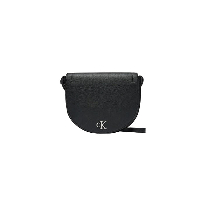 Calvin Klein Jeans Minimal Monogram Saddle Crossbody Bag Black - Princess Attitude