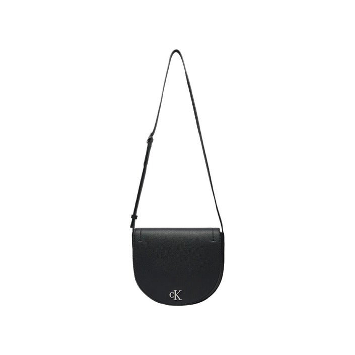 Calvin Klein Jeans Minimal Monogram Saddle Crossbody Bag Black - Princess Attitude