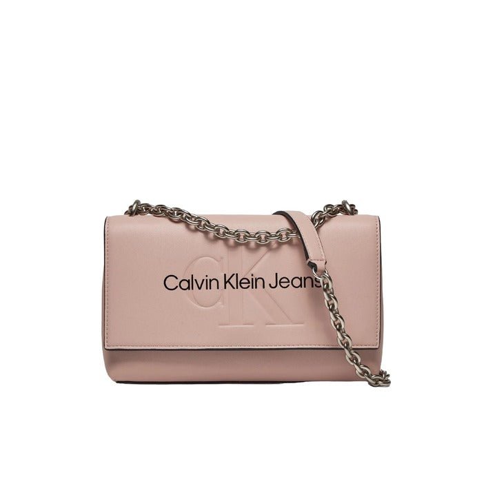 Calvin Klein Jeans Monogram Convertible Shoulder Bag Pink - Princess Attitude