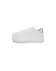 Calvin Klein Jeans Platform Leather Sneakers White - Princess Attitude