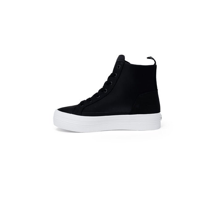 Calvin Klein Jeans Sabrina Platform High Top Sneakers Black - Princess Attitude