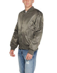 Calvin Klein Nylon Padded Bomber Jackets Grey - Princess Attitude