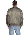 Calvin Klein Nylon Padded Bomber Jackets Grey - Princess Attitude