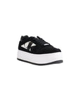 Calvin Klein Platform Suede Leather Trainer Sneakers Black - Princess Attitude