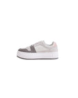 Calvin Klein Platform Suede Leather Trainer Sneakers Grey - Princess Attitude