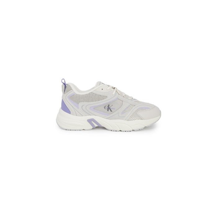 Calvin Klein Retro Tennis Leather Sneakers Lilac - Princess Attitude