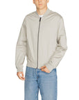 Calvin Klein Sim Fit Zip Up Bomber Jacket Grey - Princess Attitude