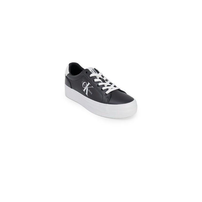 Calvin Klein Vulc Lace - Up Flatform Sneakers Black - Princess Attitude