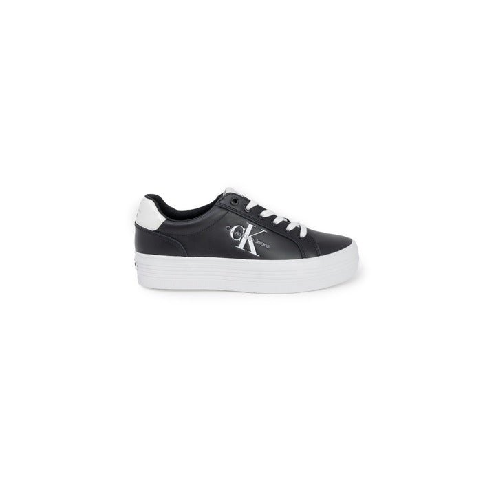 Calvin Klein Vulc Lace - Up Flatform Sneakers Black - Princess Attitude