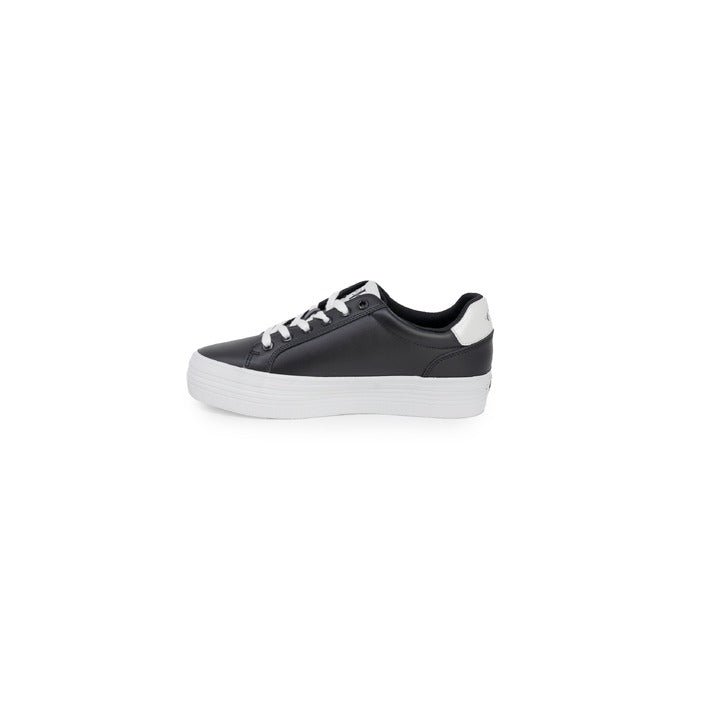 Calvin Klein Vulc Lace - Up Flatform Sneakers Black - Princess Attitude