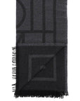 Toteme - Cashmere Blend Monogram Scarf