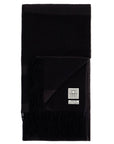 Toteme - Charcoal Grey Monogram Jacquard Wool Scarf