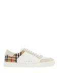 Burberry - Check Leather Sneakers