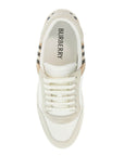 Burberry - Check Leather Sneakers