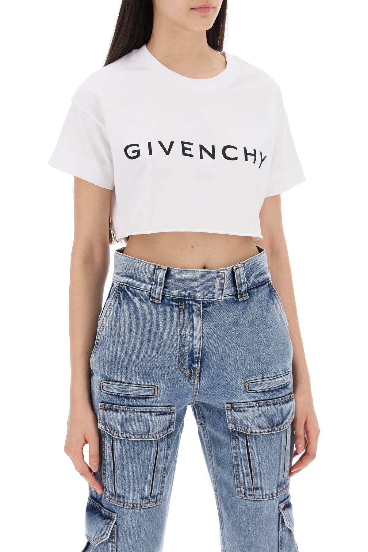 Chloe' - Cropped Logo T-Shirt - Princess Attitude