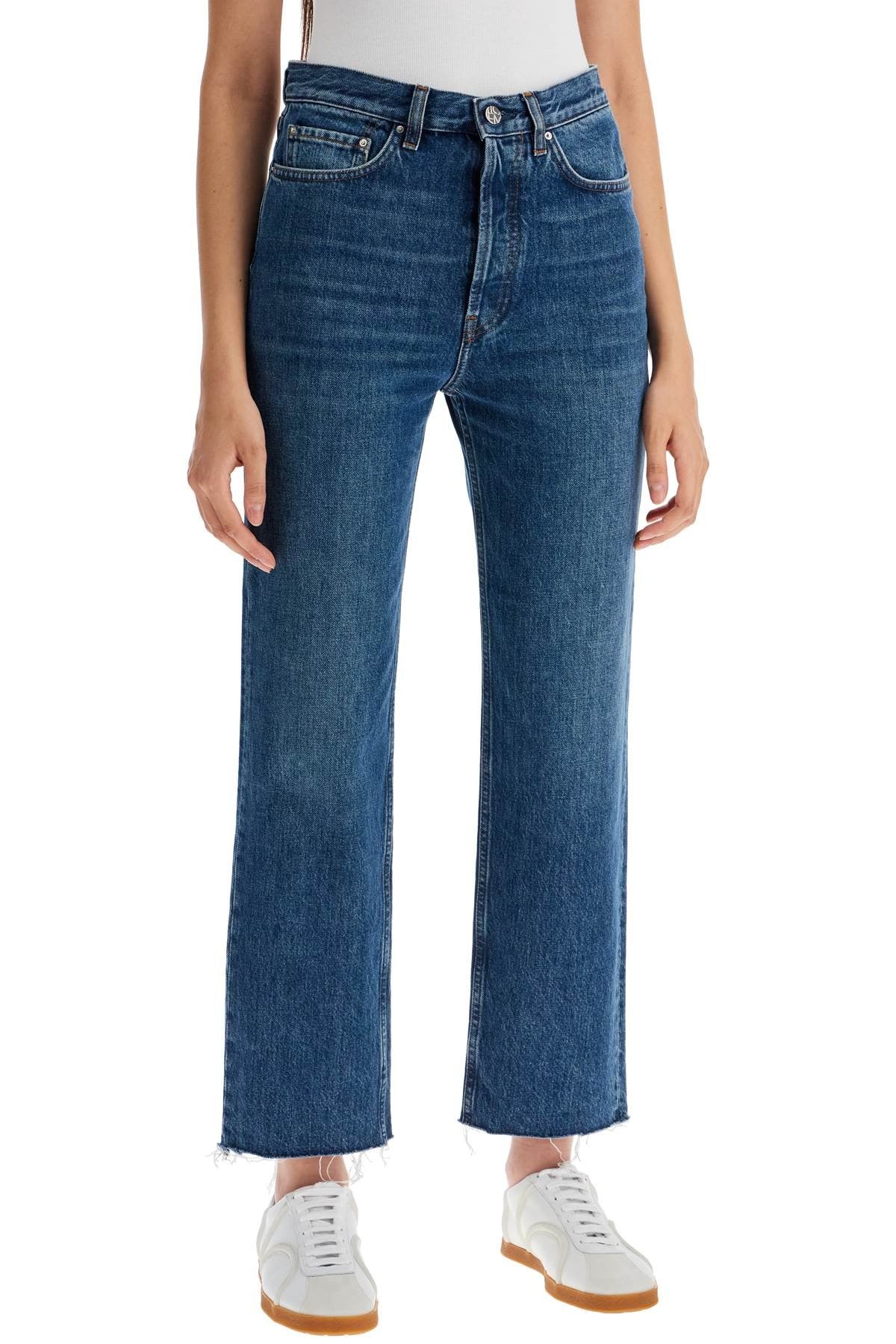 TOTEME - classic cut cropped jeans