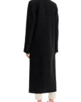 Toteme - Classic Doublé Long Black Wool Coat