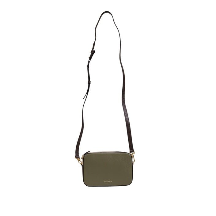 Coccinelle Tebe Grained Leather Camera Bag Green - Princess Attitude