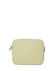 Coccinelle Tebe Leather Crossbody Bag Beige - Princess Attitude