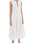 Roland Mouret - Cotton Poplin Midi Dress In