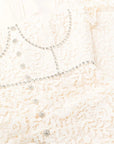 Self Portrait - Cream Rose Lace Midi Dress