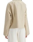 Toteme - Cropped Cotton Jacket For Women