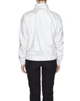 Suns Zip Up Turtleneck Polyester Jacket White