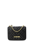 Love Moschino Chain Strap Quilted Shoulder Bag Black