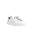 D.A.T.E. Sfera Lace Up Leather Sneakers White