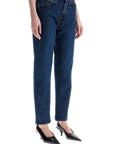 Toteme - Dark Blue Organic Cotton Jeans With Twisted Seams