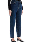 Toteme - Dark Blue Organic Cotton Tapered Jeans