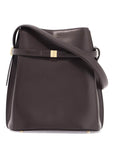 Toteme - Dark Brown Calfskin Bucket Bag With Decorative Belt