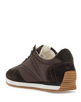 Toteme - Dark Brown Suede Sneakers With Recycled Materials And Non-Slip Sole