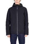 Peuterey Primaloft Loge Md Turtleneck Bomber Jacket Black