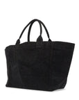 Ganni - Denim Logo Tote Bag With 9