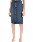 Toteme - Denim Midi Skirt In Seven