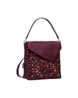 Desigual Blackwell Jersey Granate Backpack Maroon - Princess Attitude