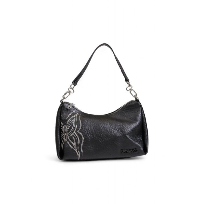 Desigual Goodall Mayari Faux Leather Handbag Black - Princess Attitude