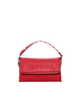 Desigual Half Logo Shoulder Strap Crossbody Bag Red - Princess Attitude