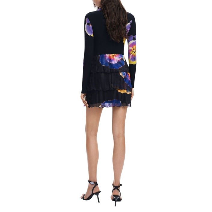 Desigual M. Christian Lacroix Floral Viscose Mini Dress - Princess Attitude