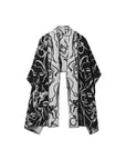 Desigual M. Christian Lacroix Long Scarf Coat Black - Princess Attitude