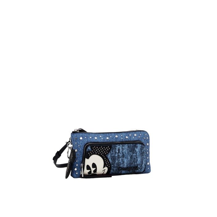 Desigual Mickey Mouse L Denim Wallet Blue - Princess Attitude