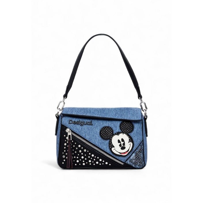 Desigual Mickey S Denim Handbag Blue - Princess Attitude