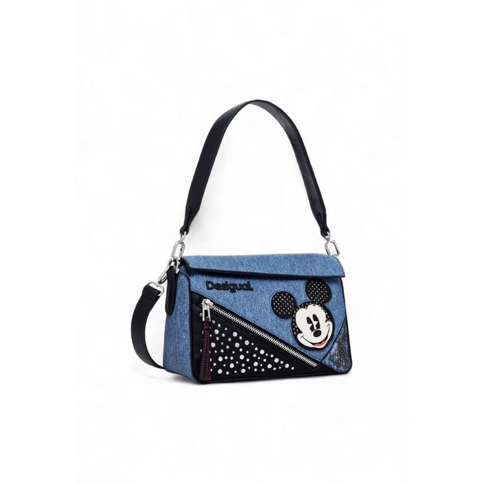 Desigual Mickey S Denim Handbag Blue - Princess Attitude