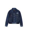 Desigual Mickey Stitched Trucker Jacket Blue - Princess Attitude