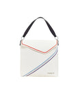 Desigual Mini Multicolour Striped Backpack White - Princess Attitude