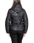 Desigual Padded Down Quilted Hooded Jacket Black - Princess Attitude