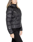 Desigual Padded Down Quilted Hooded Jacket Black - Princess Attitude